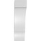 Ekena Millwork 6-in. W x 10-in. D x 22-in. H Balboa Architectural Grade PVC Knee Brace BRCP06X10X22BOA - alternate 6